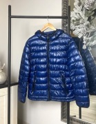 Męska pikowana kurtka niebieska Zara M 