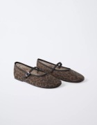 Baleriny Zara 30 w zwierzęcy deseń cętki panterka 