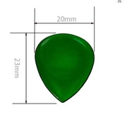 Piórko kostka gitarowa Alice 2 mm – 23 x 20 mm – zestaw 5 sztuk