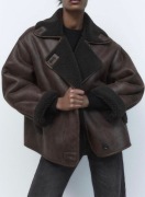 Kurtka dwuwarstwowa kożuszek Zara M 38 nowy 