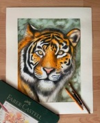 Obraz - tygrys - rysunek