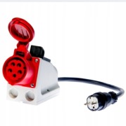 SONEL Adapter gniazd trójfazowych 16 A do PAT przełączany