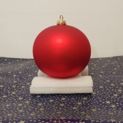 Szklana duża bombka 20cm - święta, prezent