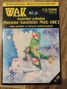 Model kartonowy Morane-Saulnier MoS-30E1
