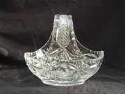 Kryształowy koszyk,  Vintage PRL