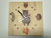 Zegar ścienny Zwierzęta 30x30cm