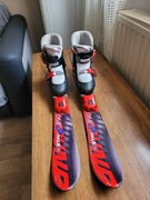 Komplet nart zjazdowych 90cm z butami i okuciami 