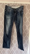 Tommy Hilfiger straight fit jeans spodnie damskie S / M prosta nogawka 
