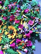 Rośliny Lego liść kwiatek roślinki miks mix