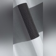 Tkanina dekoracyjna biało-czarna krata sz.170 cm