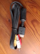 Kabel AV Sony PlayStation 1 2 i 3 Długość - 1.5 m