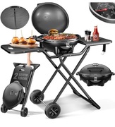 Grill elektryczny KESSER elektryczny , 2 solidne koła Składany 