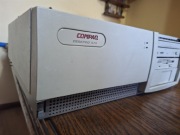 Stary retro komputer Compaq Intel Pentium 
