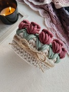 Kwiatowy koszyk. Prezent. Handmade.