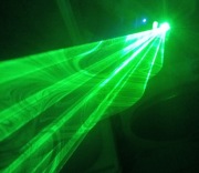 Zielony laser dyskotekowy Laserworld EL 60G impreza, prywatka