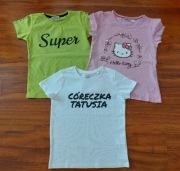 Koszulki dla dziewczynki 110