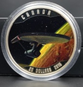 STAR TREK*50thANNIVERSARY!*ENTERPRISE*1oz*$20FINESILVERPROOF/UNIKAT*