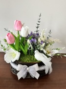 Nowa kompozycja wiosenny rękodzieło