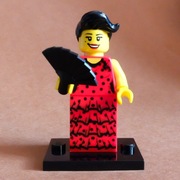 Lego figurka col06-6 col086 Flamenco Dancer z 6 serii minifigurek 8827