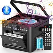 Greadio przenośny odtwarzacz CD + KASETA + BLUETOOTH + FM + USB