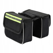 Sakwa  torba na rame do roweru odblask wodoodporna