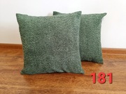 C181 poszewki na poduszki 45x45 zielony bukla