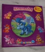 Jednorożce książka- puzzle.