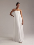 Trapezowa suknia ślubna ASOS rozmiar S _C49