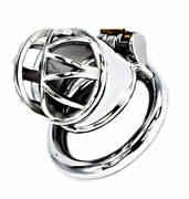 Stalowy pas cnoty klatka na penisa Chastty oring 40mm