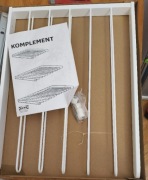 Komplement IKEA wysuwana półka wieszak