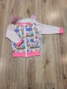 Niepowtarzalna bluza handmade ze Świnką Peppą – rozmiar 98 do 104