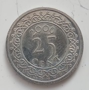 Surinam - 25 cent - 2009r. 