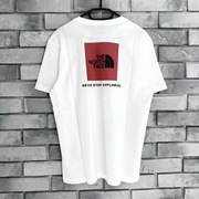 Koszulka t-shirt the north north face tnf box logo biała white exploring