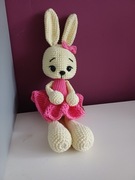 Króliczek ręcznie robiony na szydełku