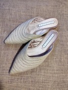 Miule damskie jutowe Zara