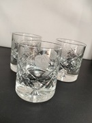 Kryształowe szklanki z grubym denkiem 3 sztuki 