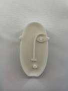 Naturalna Biała Świeca Sojowa Twarz IV Handmade