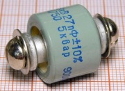 Kondensator ceramiczny 27pF 6kV 5kWar M750 K15U-1