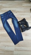 Spodnie jeansowe jeansy damskie straight G- Star RAW M 38