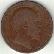 Wielka Brytania half penny 1/2 pensa 1906 - 25 mm
