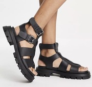 Skórzane Damskie Sandały Gladiatorki Schuh 40 Nowe