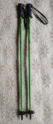 kijki narciarskie dziecięce - Zeppelin 85 cm - zielone - używane, dobre