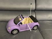 Samochód auto lalki Barbie Volkswagen Beetle Cabrio fioletowy Mattel