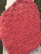 Szal szalik robiony ręcznie na drutach rękodzieło nie noszony!