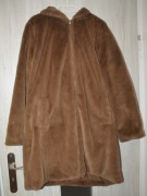 Zara, futerko z kapturem, rozm. xl