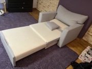 Sofa BRW jednoosbowa rozkladana z pojemnikiem