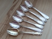 POSREBRZANE ŁYŻECZKI DO HERBATY RÓŻNE