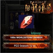 Projekt Diablo 2 S12 SC pd2 100 World Stone Shard