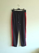 Czarne cygaretki z lampasami Zara XS