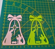 Papierowe scrapki - Boże Narodzenie 2szt.